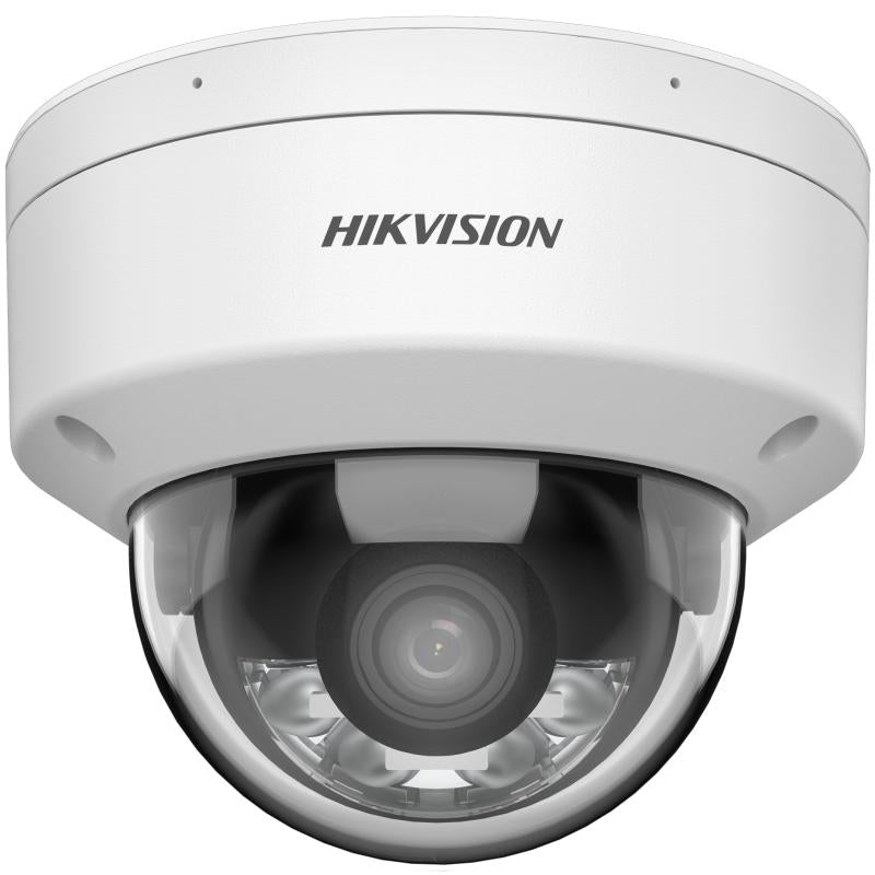 Hikvision Hybrid ColorVu 2CD2167G2H-LISU 6MP Dome Camera, Fixed 2.8mm, IR 30M, Mic, 3Yr