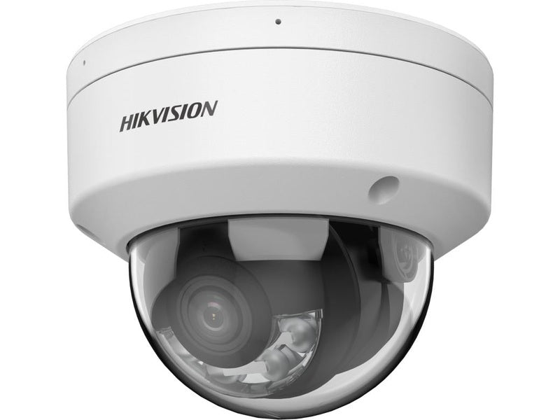 Hikvision Hybrid ColorVu 2CD2167G2H-LISU 6MP Dome Camera, Fixed 2.8mm, IR 30M, Mic, 3Yr