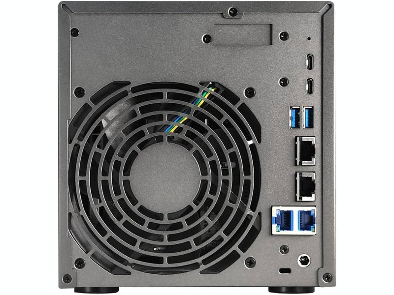 Asustor Lockerstor 4 Gen3 AS6804T 4 Bay NAS, Quad-Core 2.3GHz 2x 10GbE, 2x 5GbE, 16GB, 4x M.2 SSD Slots Diskless