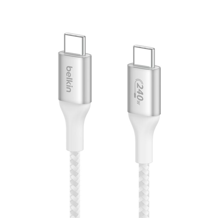 Belkin BoostCharge USB-C to USB-C PD 3.1 Cable 2M - White