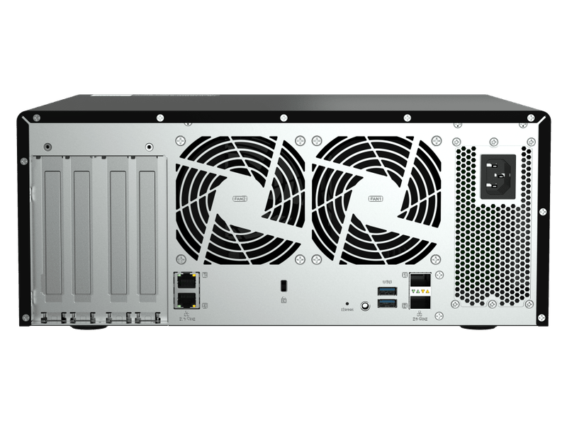 QNAP TS-h1290FX-7232P-64G 12-Bay U.2 NVMe PCIe Gen4 x4 all-flash desktop NAS