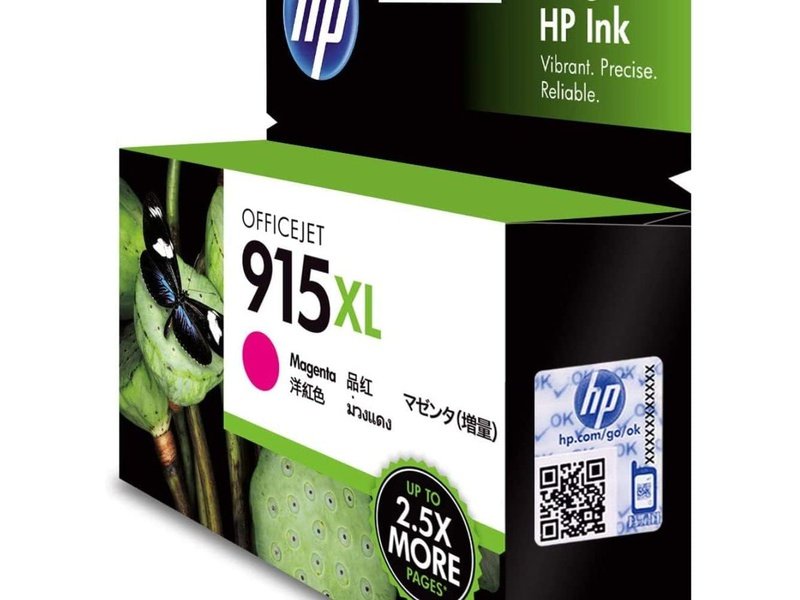HP 915XL Original High Yield Inkjet Ink Cartridge - Magenta - 1 Each - 825 Pages
