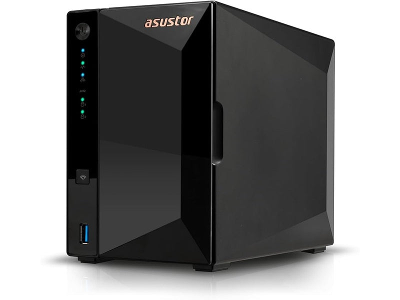 Asustor 2 bay NAS, Realtek RTD1619B, Quad-Core, 1.7GHz, 2GB, 2.5GbE