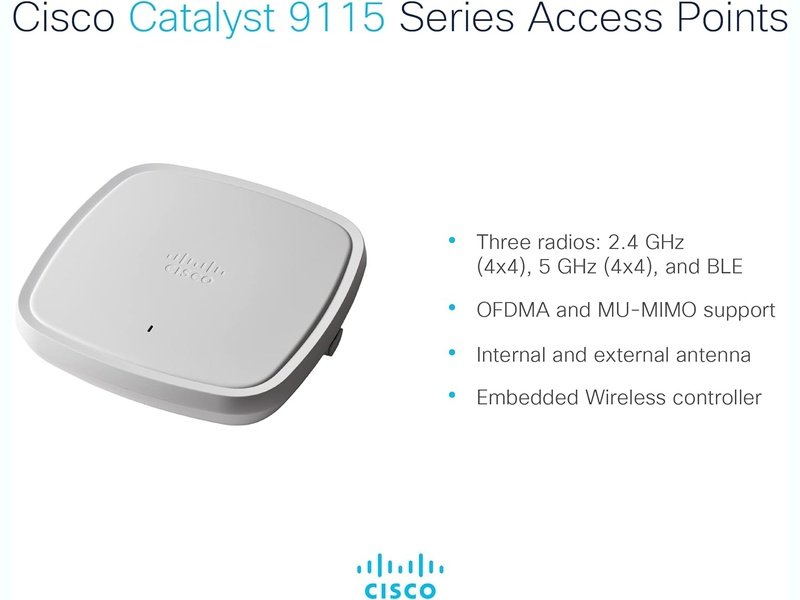Cisco Catalyst C9115AXE 802.11ax 5.38 Gbit/s Wireless Access Point