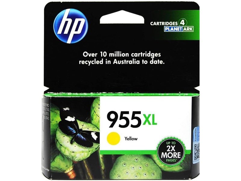 HP 955XL Original High Yield Inkjet Ink Cartridge - Yellow Pack - 1600 Pages