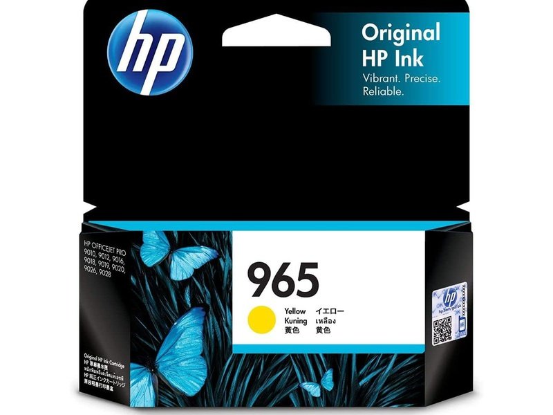 HP 965 Original High Yield Inkjet Ink Cartridge - Yellow Pack - 700 Pages