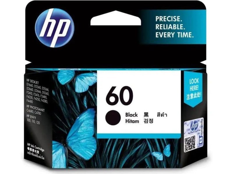 HP 60 Original Inkjet Ink Cartridge - Black Pack - 200 Pages