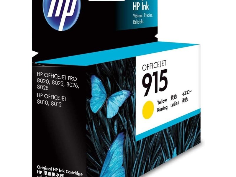HP 915 Original Inkjet Ink Cartridge - Yellow Pack - 315 Pages