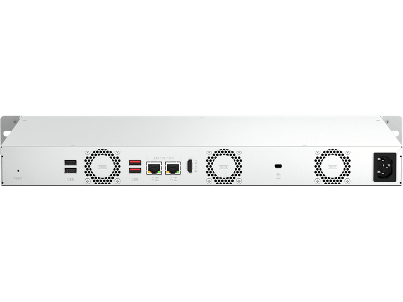 QNAP TS-464eU-8G 4-bay 1U short depth 12" rackmount NAS