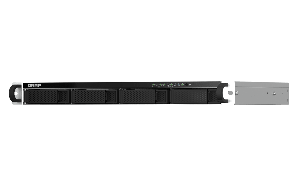 QNAP TS-464eU-8G 4-bay 1U short depth 12" rackmount NAS