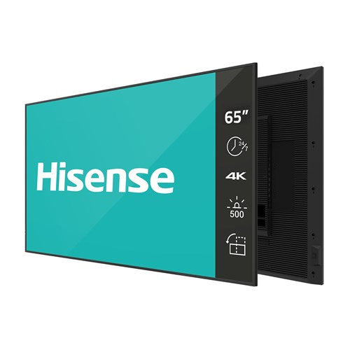 Hisense 65DM66D 65" 4K UHD 500 nits 24/7 Digital Signage Display