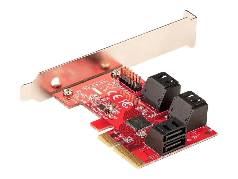 StarTech SATA PCIe Card 6 Port PCIe SATA Expansion Card