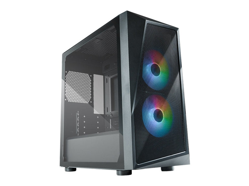 Cooler Master CMP320 ARGB, 2x 120mm ARGB Fans, Mesh Geode Front Panel, Versatile Cooling Support