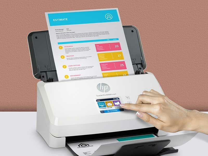 HP ScanJet Pro N4000 snw1 A4 Wireless Document Scanner 6FW08A