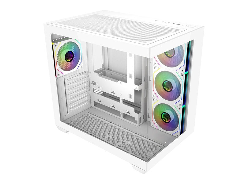 Cooler Master Elite 681 Tempered Glass Mid-Tower ATX Case - White