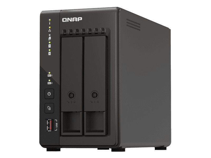 QNAP Intel Celeron 2-Bay Tower NAS