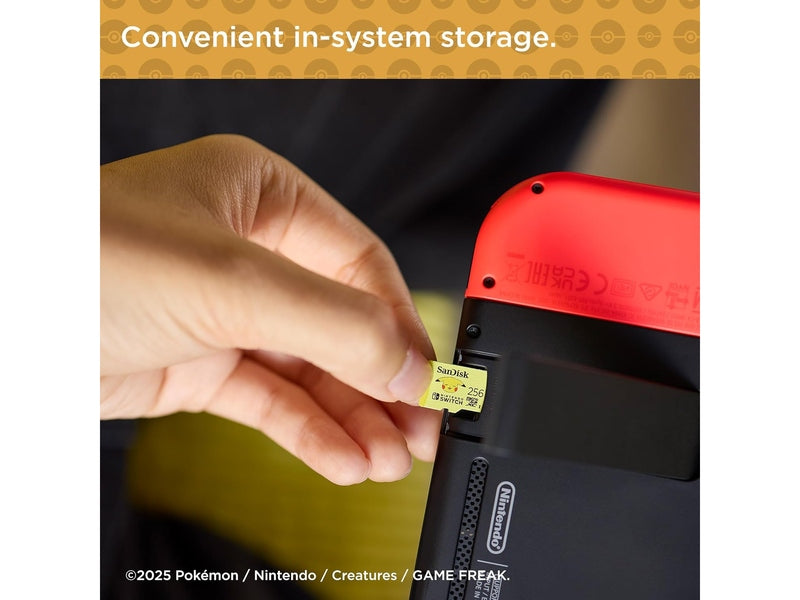 SanDisk 256GB Pokemon Micro SD Card for Nintendo Switch