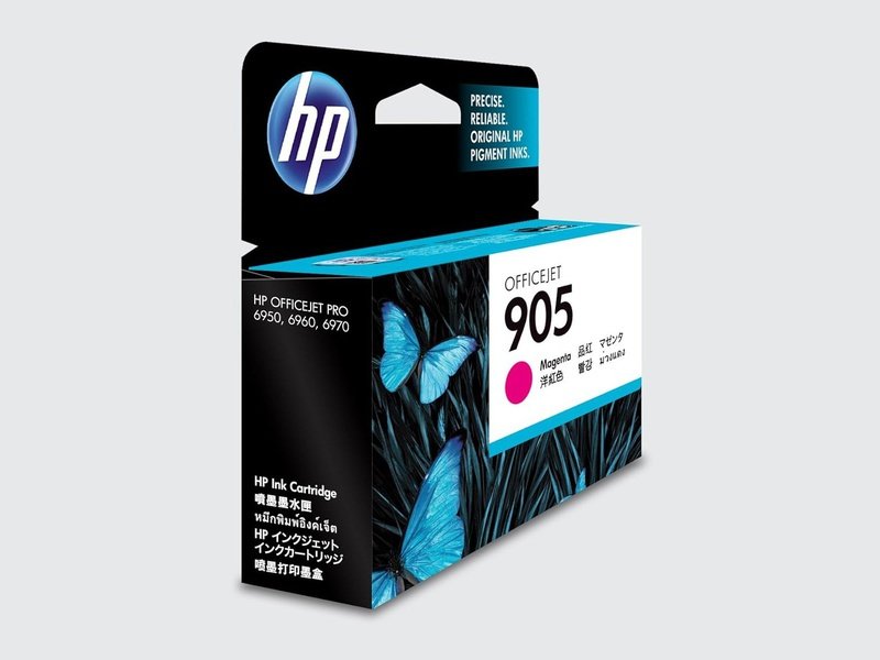 HP 905 Genuine Original Magenta Ink Printer Cartridge works with HP OfficeJet 6950 All-in-One, HP OfficeJet Pro 6960 All-in-One, HP OfficeJet Pro 6970 All-in-One