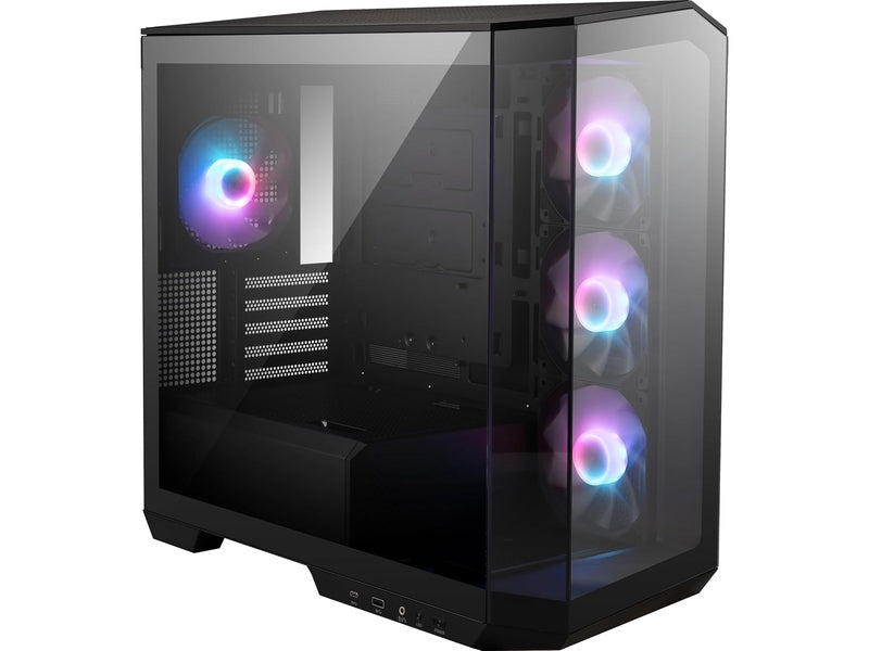 MSI MAG PANO M100R PZ Black Micro ATX Case, T/G Panel, No PSU