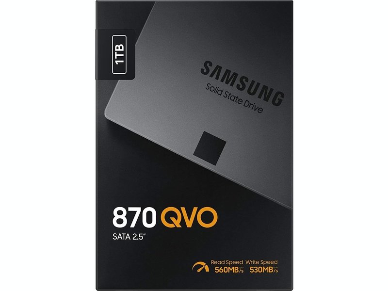 Samsung 870 QVO 1TB 2.5" SATA III 4-Bit MLC V-NAND SSD