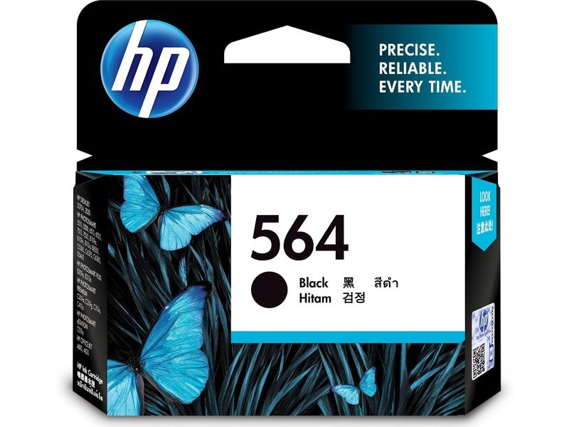HP 564 Original Inkjet Ink Cartridge - Black Pack - 250 Pages