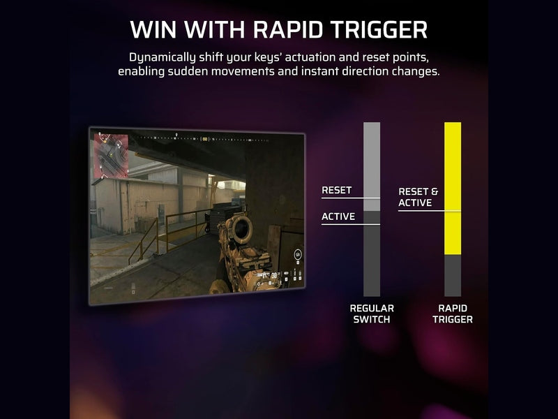 Corsair K70 PRO TKL High-Performance Gaming Keyboard with Rapid Trigger - Black