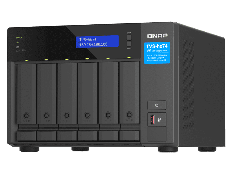 QNAP 6 Bays QuTS hero NAS - Diskless