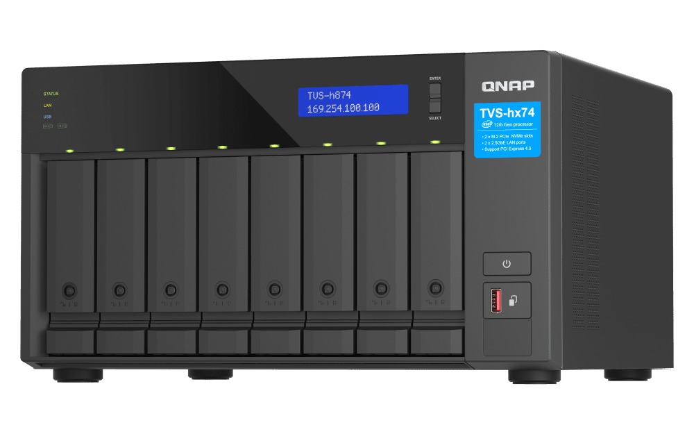 QNAP TVS-h874-i7-32G 8-bay QuTS hero NAS