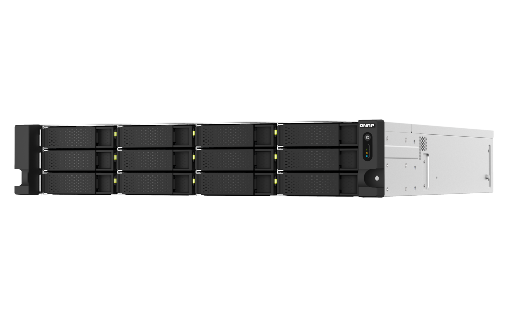 QNAP TS-h1887XU-RP-E2336-32G18-Bay 2U rackmount NAS Intel Xeon E-2336 6 cores/12 threads 2.9 GHz processor boost up to 4.8 GHz 32 GB ECC DDR4 3 Yrs WTY