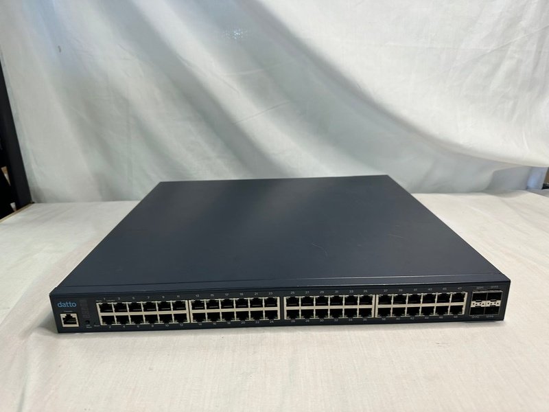 *Used* Datto E48 48-Port Cloud Managed Gigabit Switch 4 dual speed SFP, PoE+, L2
