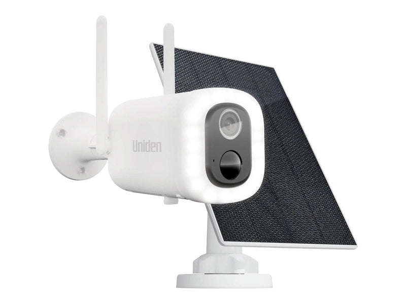 Uniden App Cam Solo X2K Bullet Kit with Solar Panel, Outdoor Wirefree