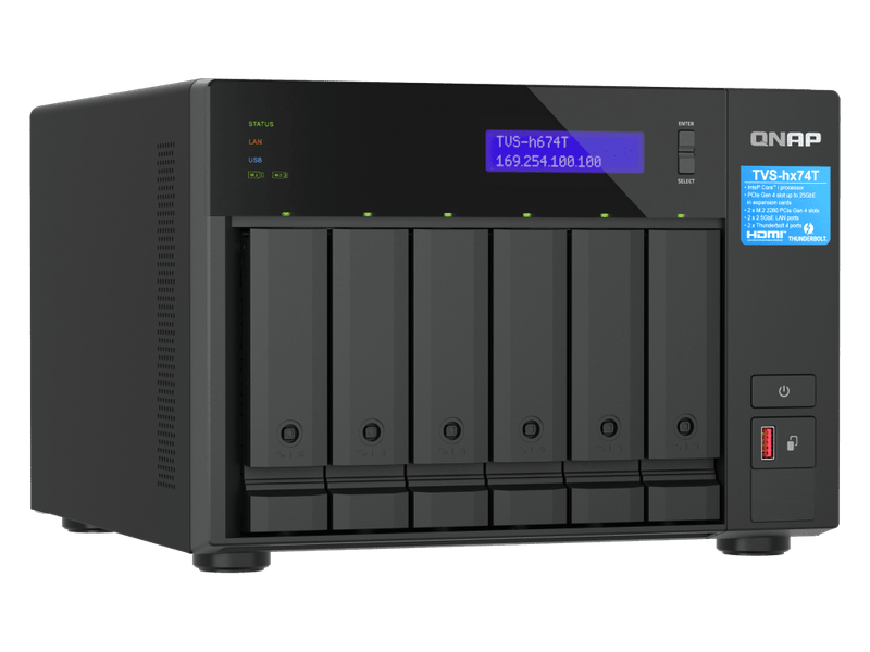 QNAP TVS-h674T-i5-32G 6-bay QuTS hero NAS