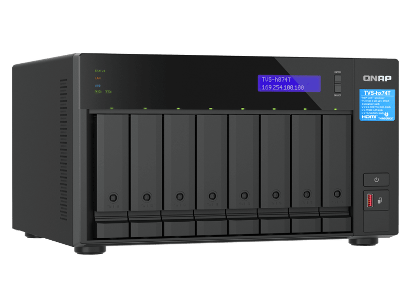 QNAP TVS-h874T-i9-64G 8-bay QuTS hero NAS