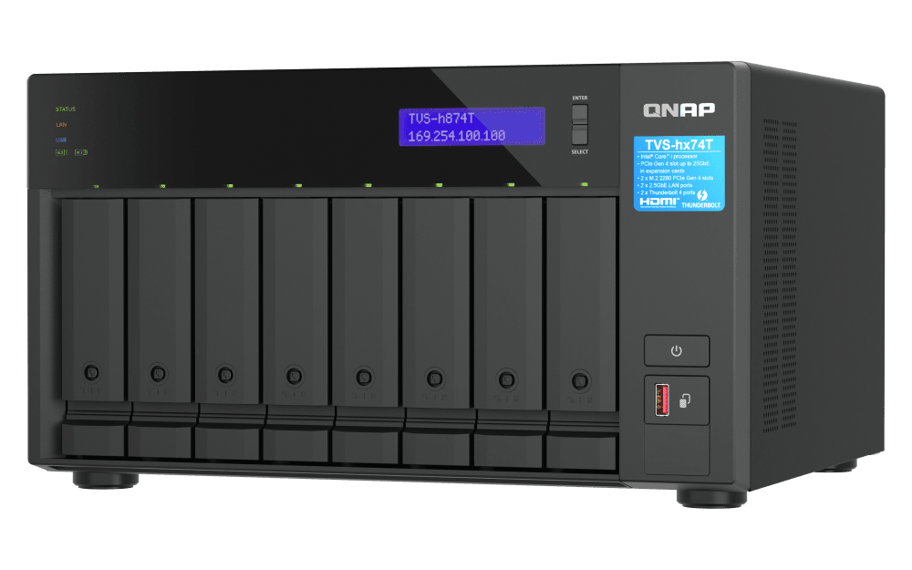 QNAP TVS-h874T-i7-32G 8-bay QuTS hero NAS