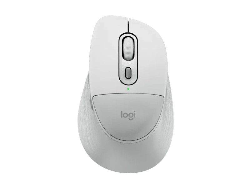 Logitech M850 L Signature Comfort Plus Wireless Bluetooth Mouse - Off White