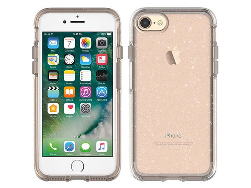 OtterBox Symmetry Clear Apple iPhone SE 3rd & 2nd Gen and iPhone 8/7 Case Stardust Clear Glitter