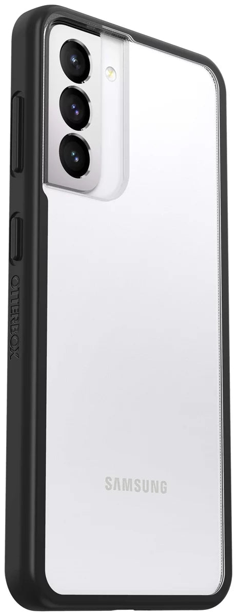 OtterBox React Samsung Galaxy S21 5G 6.2' Case Black Crystal Clear/Black