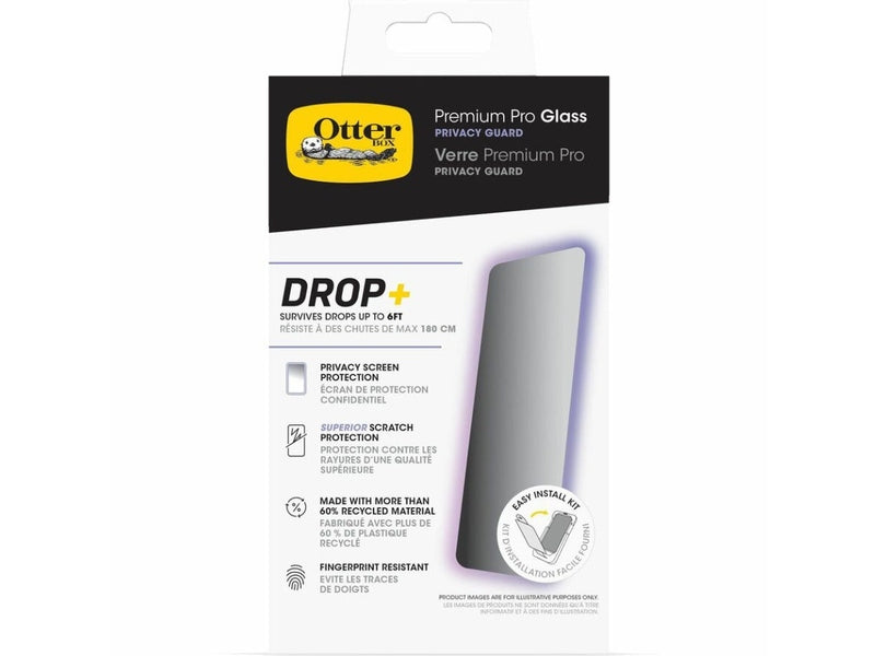 OtterBox Premium Pro Glass Privacy Apple iPhone 16 6.1' Screen Protector Clear