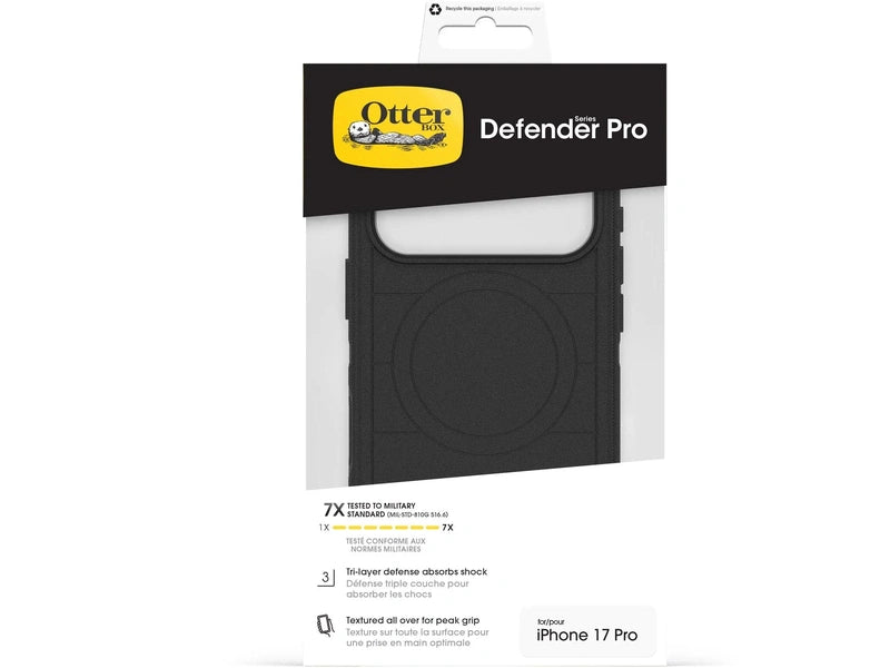 OtterBox Defender Pro MagSafe Apple iPhone 17 Pro 6.3' Case Black