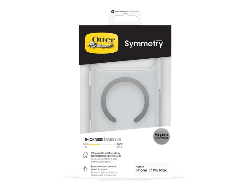 OtterBox Symmetry Clear MagSafe Apple iPhone 17 Pro Max 6.9' Case Clear