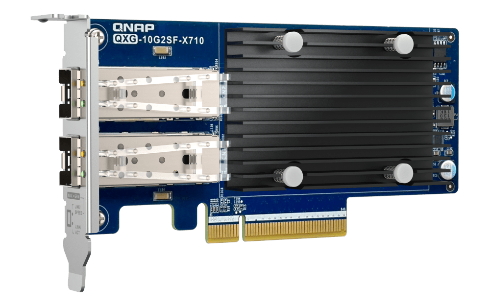 QNAP Dual-port 10 GbE network expansion card