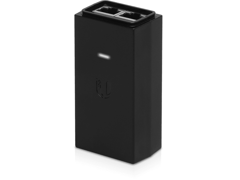Ubiquiti PoE Adapter, 24VDC, 12W, Gigabit Ethernet, ESD protection & LED Black