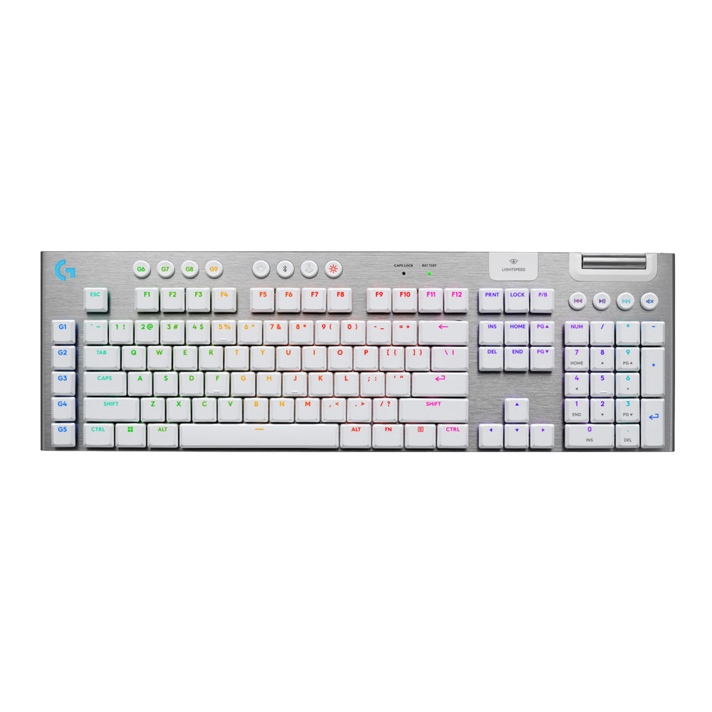 Logitech G915 X Lightspeed Wireless Gaming Keyboard - White English Tactile 920-012691