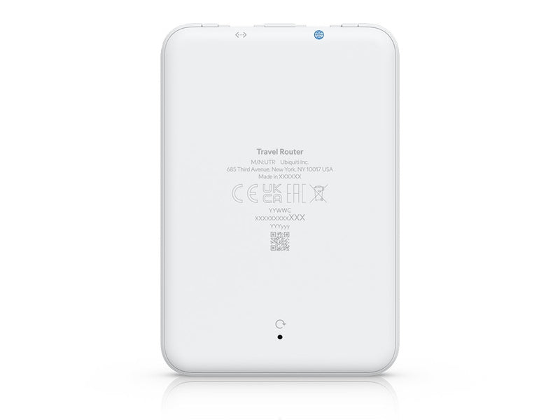 Ubiquiti UniFi Travel Router UTR An Ultra-Slim Travel Router Instantly Extends UniFi Network, Bringing Secure, Familiar Connectivity To Remote Locations.