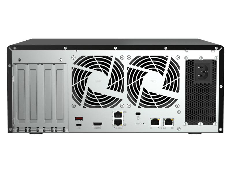 QNAP TS-h1277AFX-R7-32G AMD Ryzen 7000 series 32 GB DDR4 memory 1x 32GB redundant power 3 Yrs