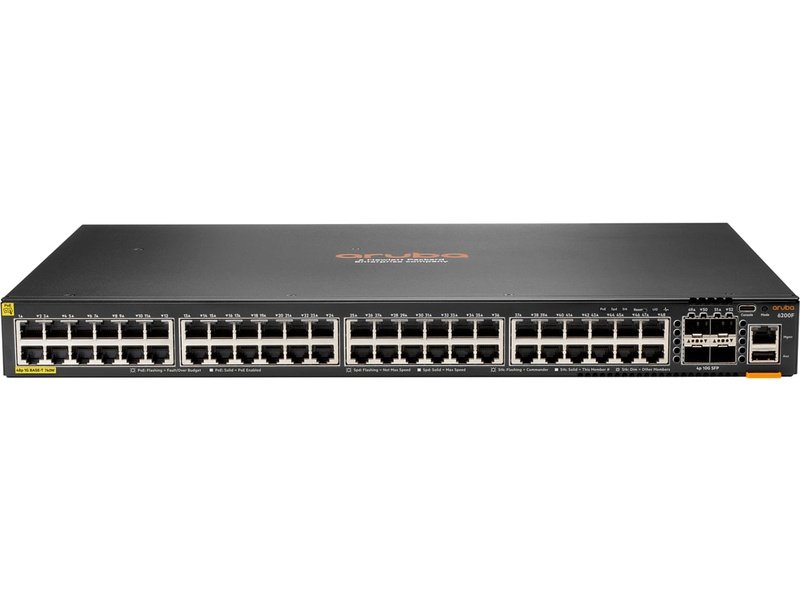 HPE Aruba 6200F 48G Class4 PoE 4SFP+ 740W Switch