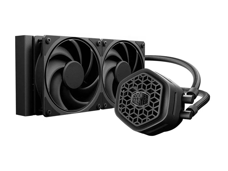 Cooler Master MasterLiquid Atmos II Stealth 240mm All-Black Non-LED AIO Liquid CPU Cooler