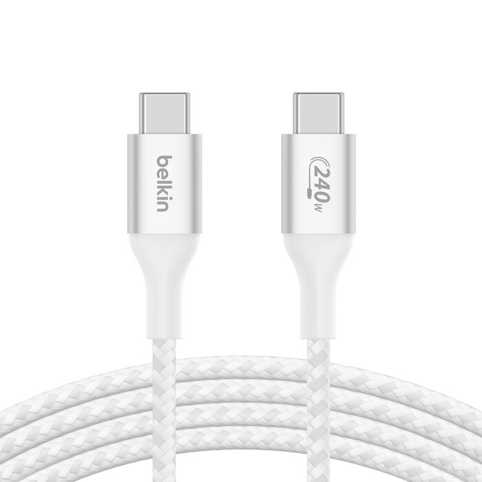 Belkin BoostCharge USB-C to USB-C PD 3.1 Cable 2M - White