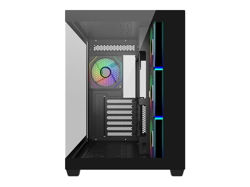 Cooler Master Elite 681 Tempered Glass Mid-Tower ATX Case - Black