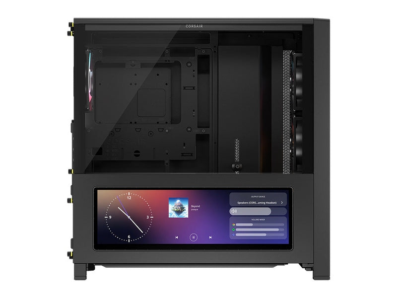 Corsair FRAME 4000D LCD RS ARGB Premium Mid-Tower E-ATX PC Case - Black